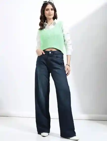 Tokyo Talkies Women's Straight Fit Jeans